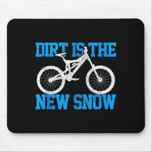 Mousepad A sujeira da bicicleta de montanha é a nova neve M