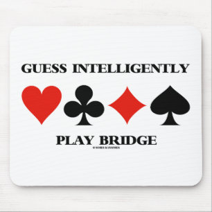 Mousepad A suposição joga inteligente a ponte (quatro