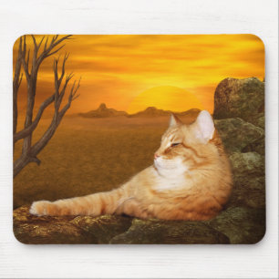 Mousepad A tábua laranja passa ao sol