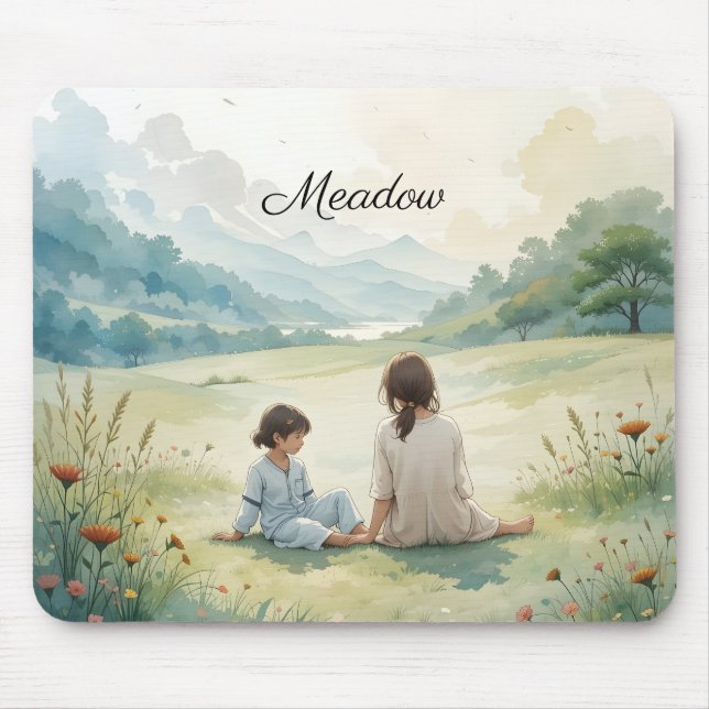 Mousepad à tarde pacífica (Frente)