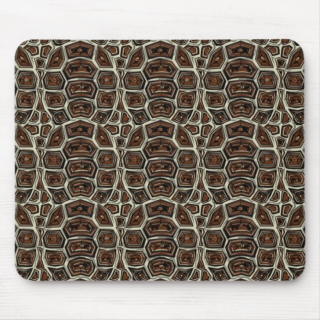 Mousepad A tartaruga Shell de Brown modela (Frente)