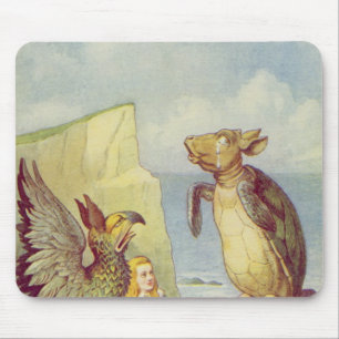 Mousepad A tartaruga trocista e o Gryphon