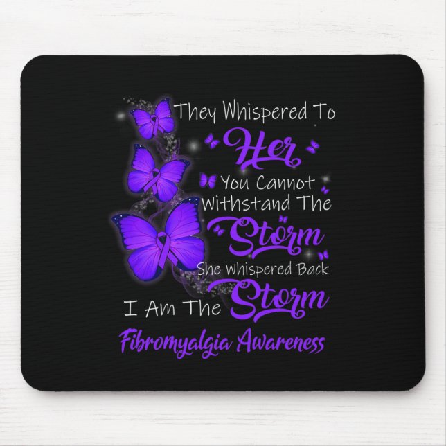 Mousepad A Tempestade Fibromialgia É Consciência (Frente)