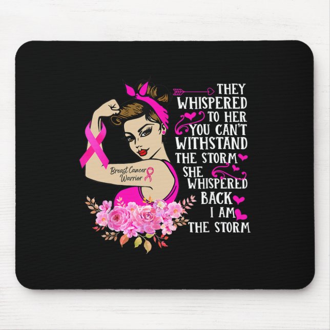 Mousepad A Tempestade Fortes Mulheres Matam Cancer Guerreir (Frente)