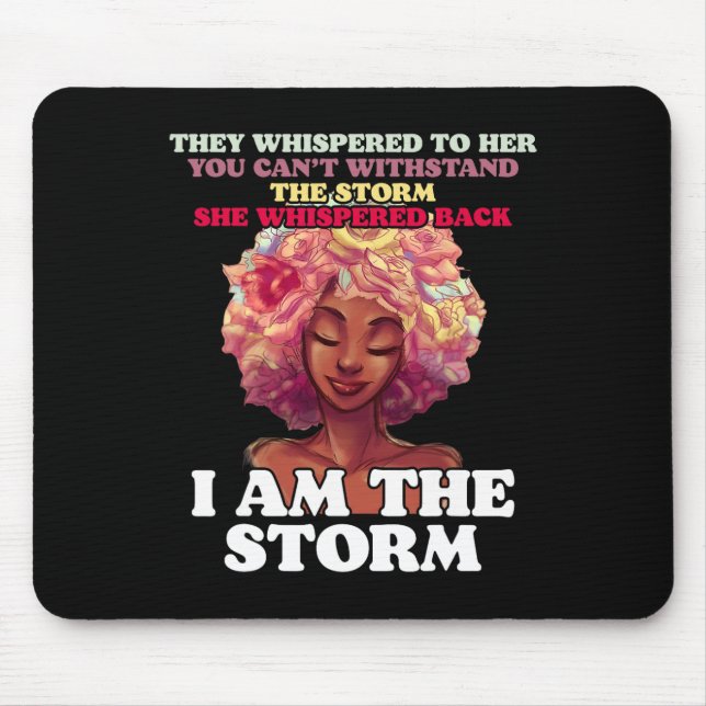 Mousepad A Tempestade Fortes Mulheres Negras Empoderam Mulh (Frente)