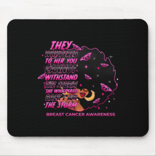 Mousepad A Tempestade Mulheres Negras Matam Cancer Guerreir