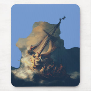 Mousepad A Tempestade no Mar da Galileia