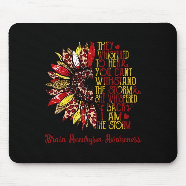Mousepad A Tempestade Sunflower Leopard Brain Warrior (Frente)