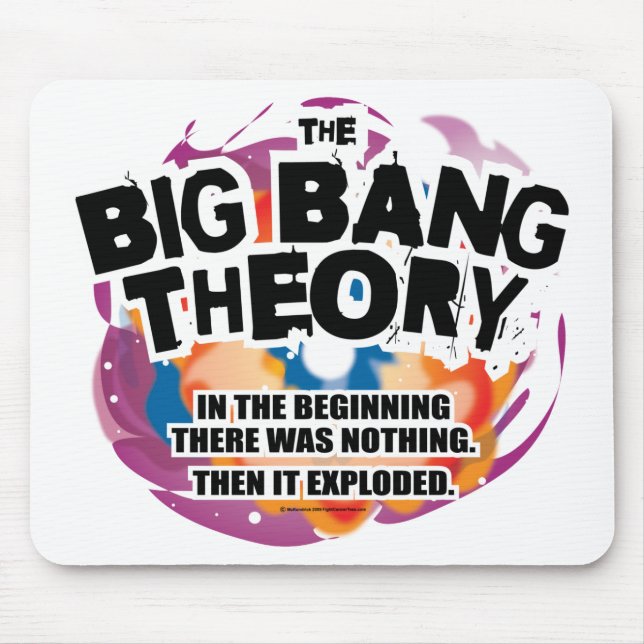 Mousepad A teoria de Big Bang (Frente)