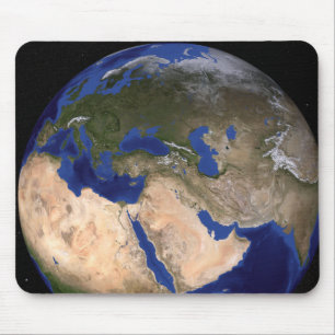 Mousepad A terra de mármore azul 2 da próxima geração