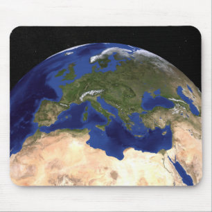 Mousepad A terra de mármore azul 7 da próxima geração