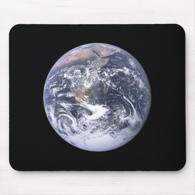 Mousepad "" A terra de mármore azul parece de Apollo 17 (Frente)