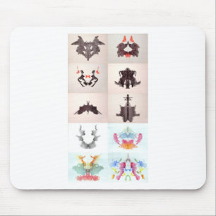 Mousepad A tinta do teste de Rorschach borra todas as 10