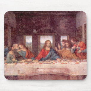 Mousepad A última ceia por Leonardo da Vinci, renascimento