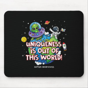 Mousepad A Uniquidade Está Fora Desta Consciência Do Autism