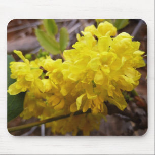 Mousepad A uva de Oregon floresce Wildflowers amarelos