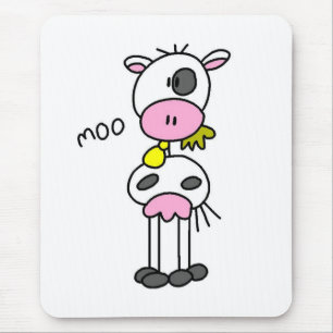 Mousepad A vaca diz o camiseta e os presentes do MOO
