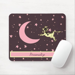 Mousepad A Vaca Passa Pela Lua Personalizar