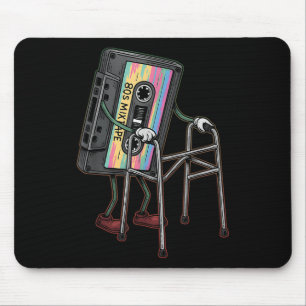 Mousepad A Velha Fita De Cette Com Engraçado Retrocedido Nu