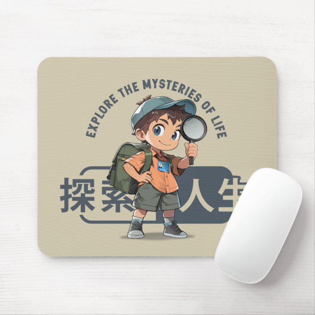 Mousepad A vida da exploração | (Com mouse)