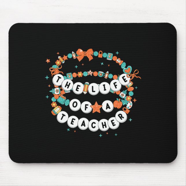 Mousepad A Vida De Um Professor Pulseiras De Amizade Elemen (Frente)