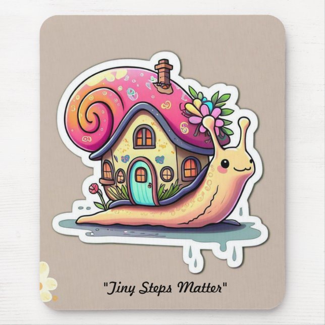 Mousepad "A Vida do Caracol" (Frente)