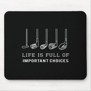 Mousepad A Vida É Cheio De Escolhas Importantes Desenhos De