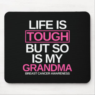 Mousepad A Vida É Dura, Mas Minha Avó Também É Cancer De Ma