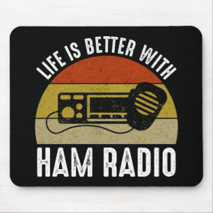 Mousepad A Vida É Melhor Com O Rádio Ham