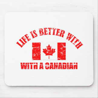 Mousepad A vida é melhor com um CANADÁ