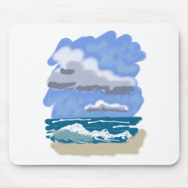 Mousepad A vida é melhor na praia (Frente)