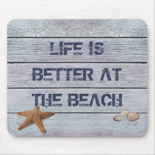 Mousepad A vida é melhor na praia
