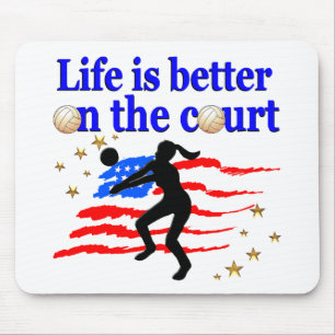 MOUSEPAD A VIDA É MELHOR NO TRIBUNAL DOS EUA, VOLLEYBALL DE
