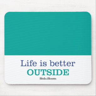 Mousepad A vida é melhor parte externa