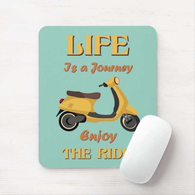 Mousepad A vida é um troço de caminhada (Com mouse)