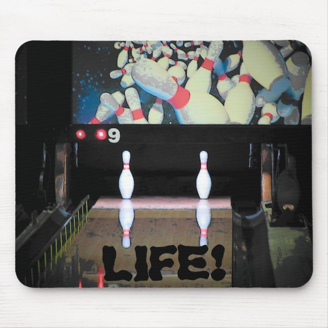 Mousepad A vida é uma má divisão (Frente)
