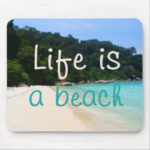 Mousepad A vida é uma praia