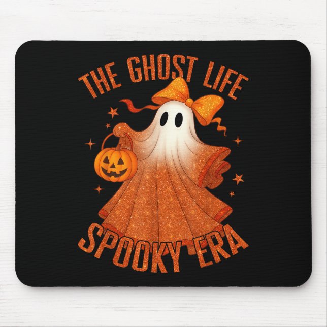 Mousepad A Vida Fantasma Era Tedorenta do Halloween Fantasm (Frente)