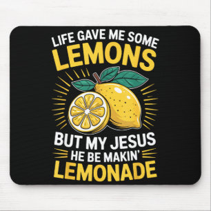 Mousepad A Vida Me Deu Alguns Limões Mas Meu Jesus