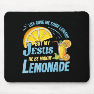 Mousepad A Vida Me Deu Alguns Limões Mas Meu Jesus Ele É Fa