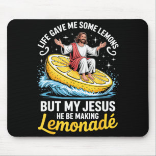 Mousepad A vida me deu alguns limões, mas meu Jesus está fa