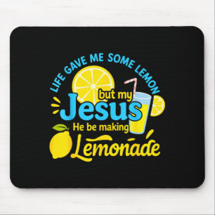 Mousepad A Vida Me Deu Alguns Limões Mas Meu Jesus Está Faz