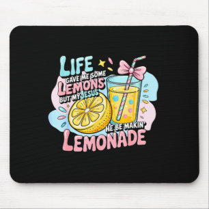 Mousepad A Vida Me Deu Alguns Limões Mas Meu Jesus Está Faz