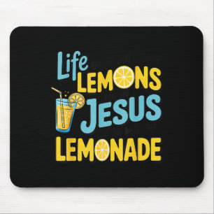 Mousepad A vida me deu um pouco de limão, mas meu Jesus est