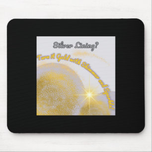 Mousepad A Vínculo De Prata Torna-A Dourada. Shimmery E