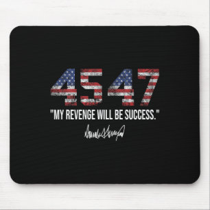 Mousepad A Vingança Será Um Êxito Na Bandeira Americana Tru