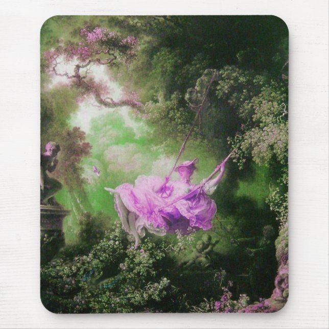 Mousepad A violeta verde SWING púrpura (Frente)