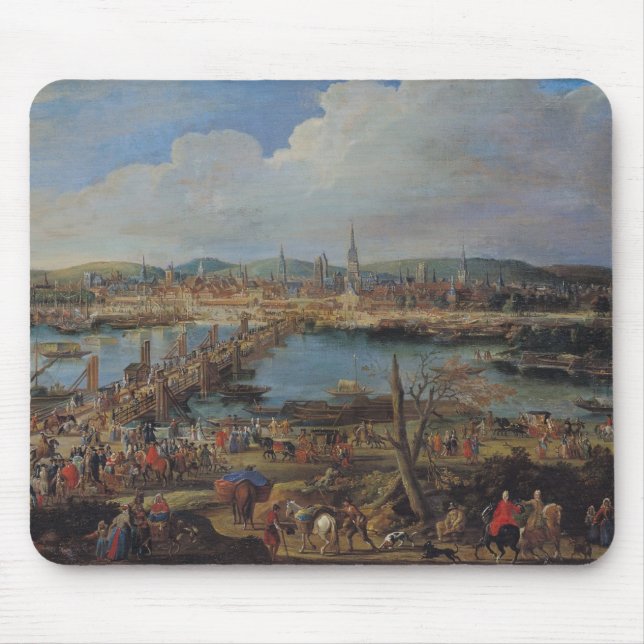 Mousepad A vista de Rouen de Santo-Separa, c.1715-20 (Frente)