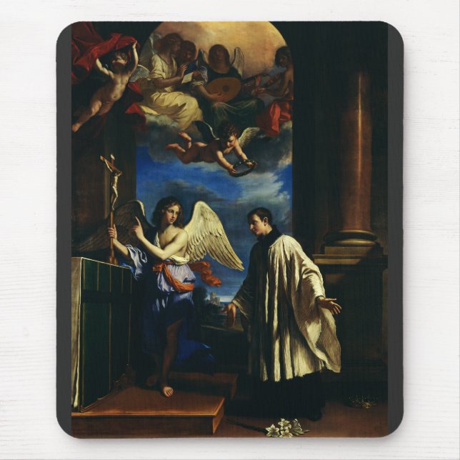 Mousepad A vocação do Santo Aloysius Luigi Gonzaga (Frente)