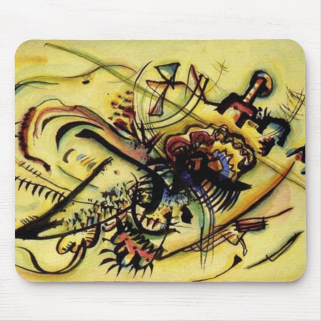 Mousepad À Voz Desconhecida de Kandinsky (Frente)